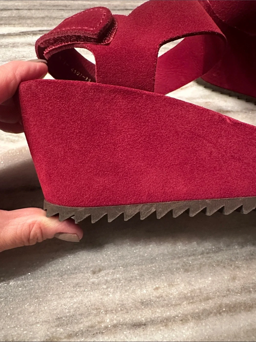 Pedro Garcia suede wedge